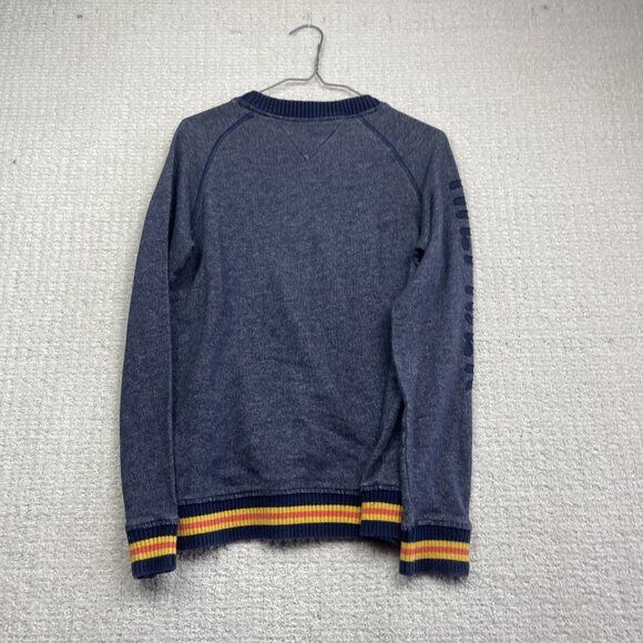 Retro Tommy Hilfiger Boys Youth XL 16-18 Navy Blue Crewneck Sweater Long sleeve - Picture 11 of 16